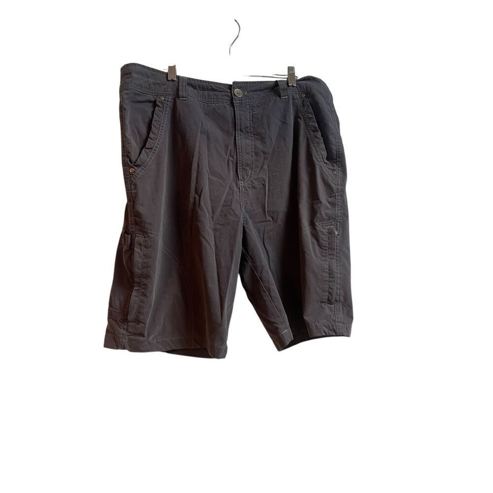 Killik Men's Dark Gray Cotton Blend Cargo Shorts Size 36